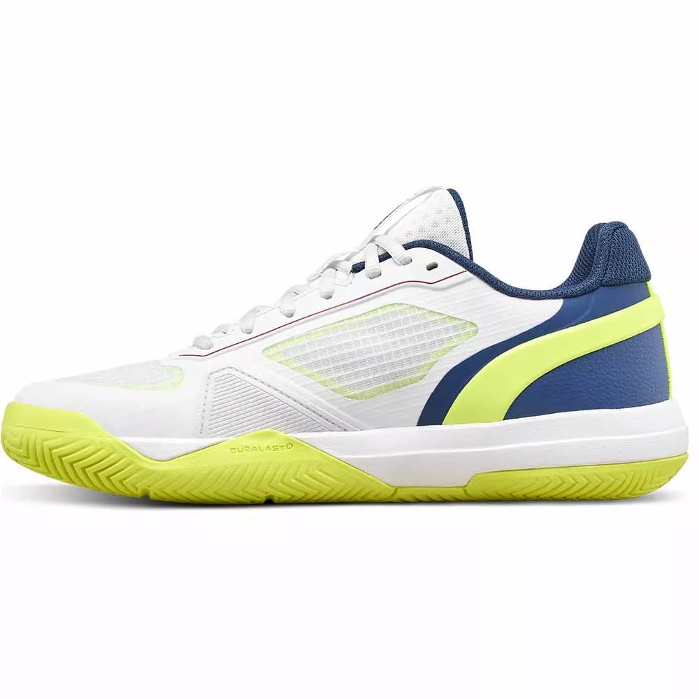 Scarpe Wilson Rush Pro 5 Junior Bianco / Blu / Giallo