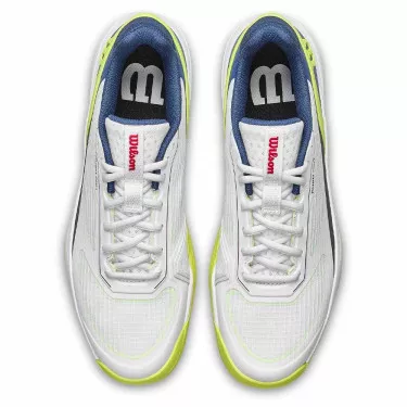 Scarpe Wilson Rush Pro 5 Junior Bianco / Blu / Giallo
