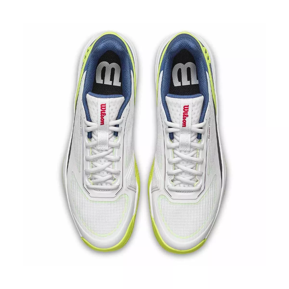 Scarpe Wilson Rush Pro 5 Junior Bianco / Blu / Giallo