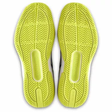 Scarpe Wilson Rush Pro 5 Junior Bianco / Blu / Giallo