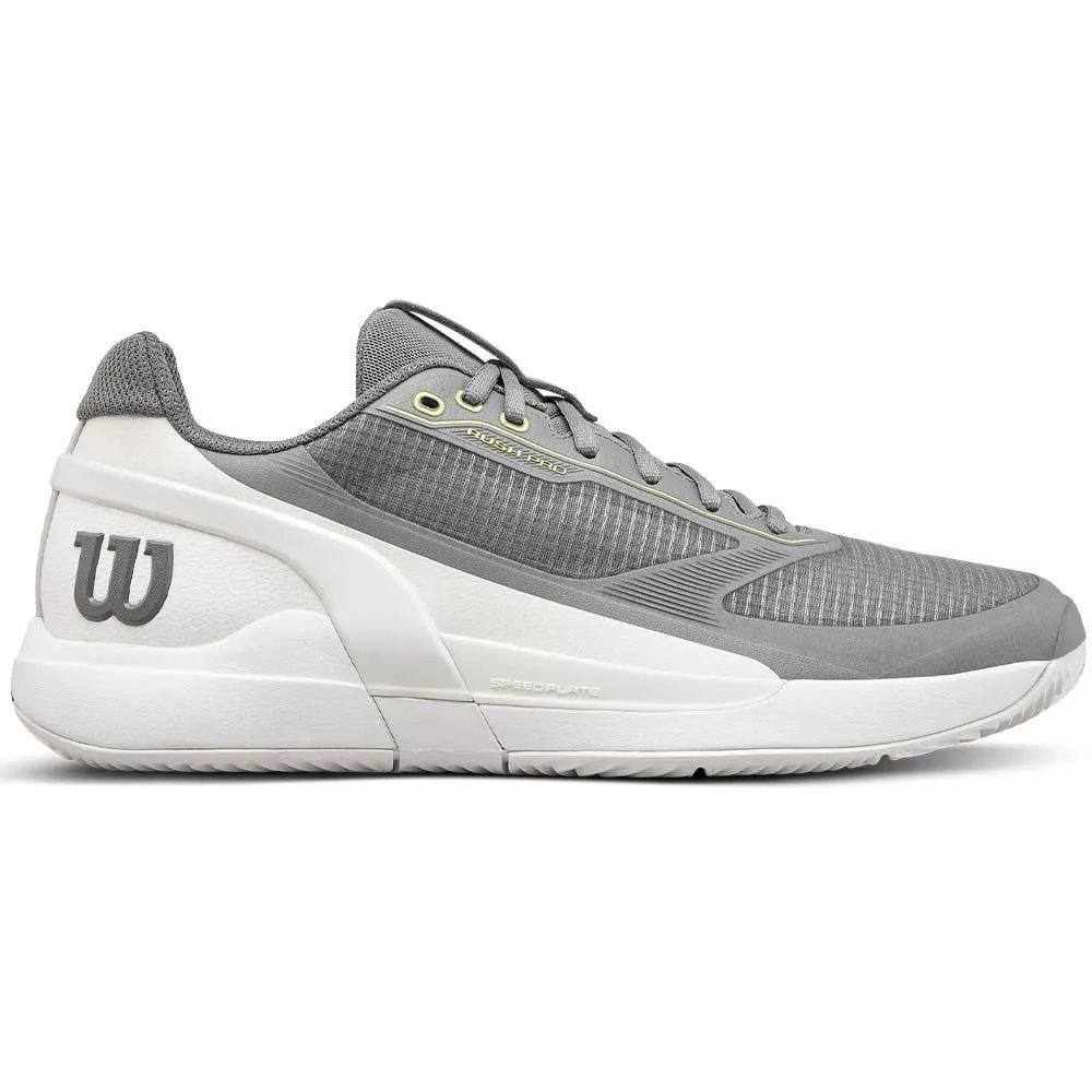 Scarpe Wilson Rush Pro 5 Terra Rossa Grigio / Bianco
