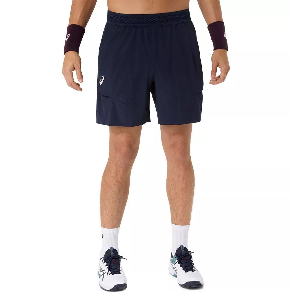 Short Asics Match Laser Cut Blu Navy