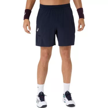 Short Asics Match Laser Cut Blu Navy