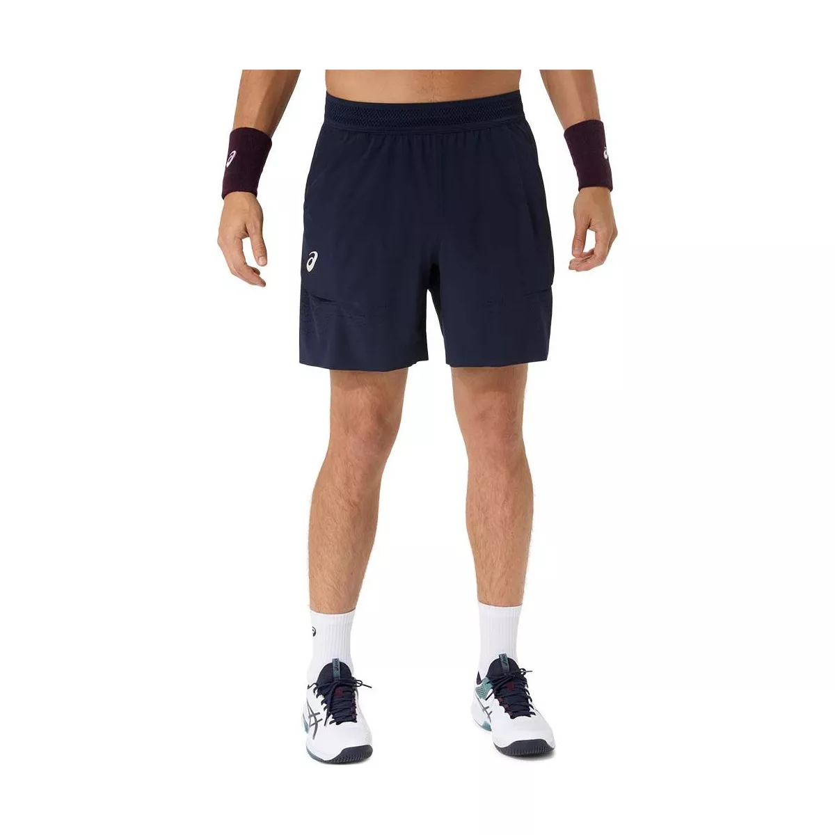 Short Asics Match Laser Cut Blu Navy