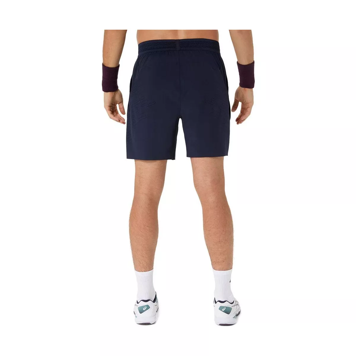 Short Asics Match Laser Cut Blu Navy