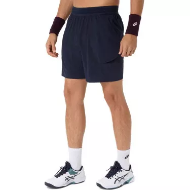 Short Asics Match Laser Cut Blu Navy