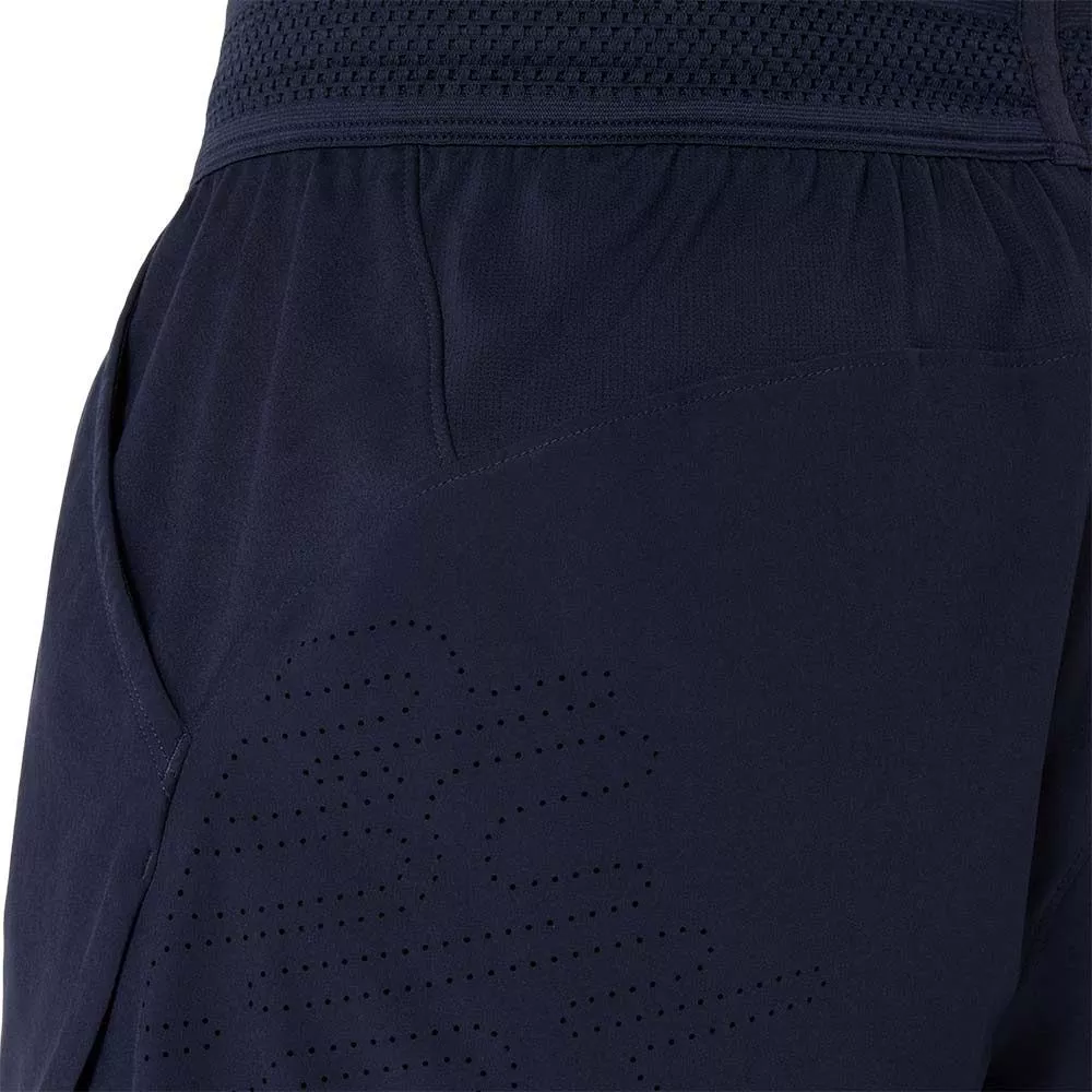 Short Asics Match Laser Cut Blu Navy