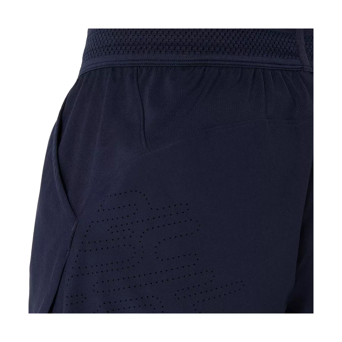 Short Asics Match Laser Cut Blu Navy