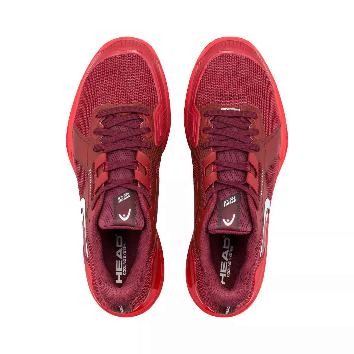 Scarpe Head Sprint Pro 4.0 Rosso / Rosso scuro