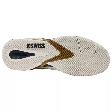 Scarpe K-Swiss Ultrashot 4 Clay Bianco / Nero / Oro