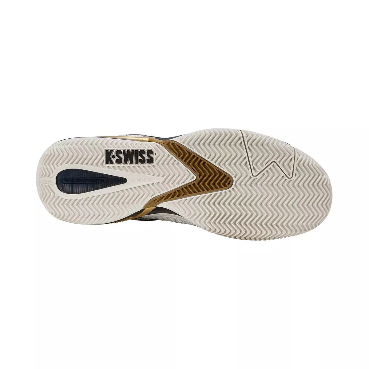 Scarpe K-Swiss Ultrashot 4 Clay Bianco / Nero / Oro