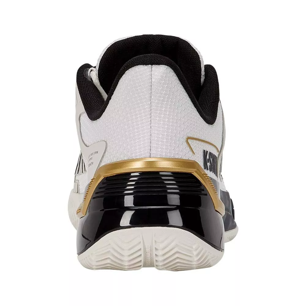 Scarpe K-Swiss Ultrashot 4 Clay Bianco / Nero / Oro