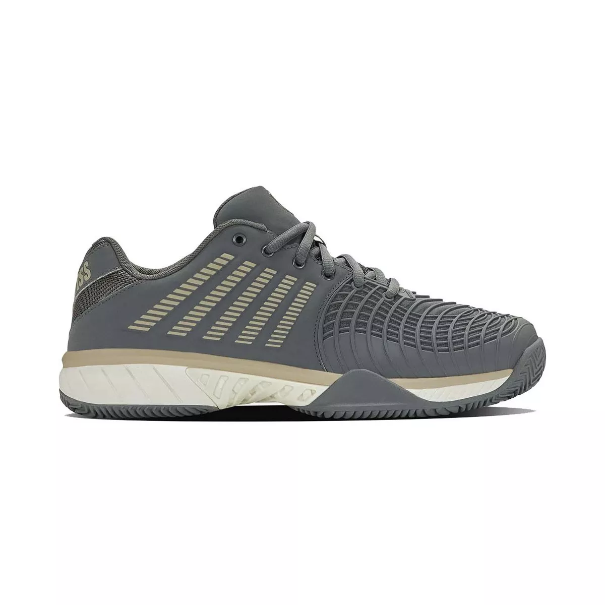 Scarpe K-Swiss Express Light 3 Terra Rossa Grigio / Kaki
