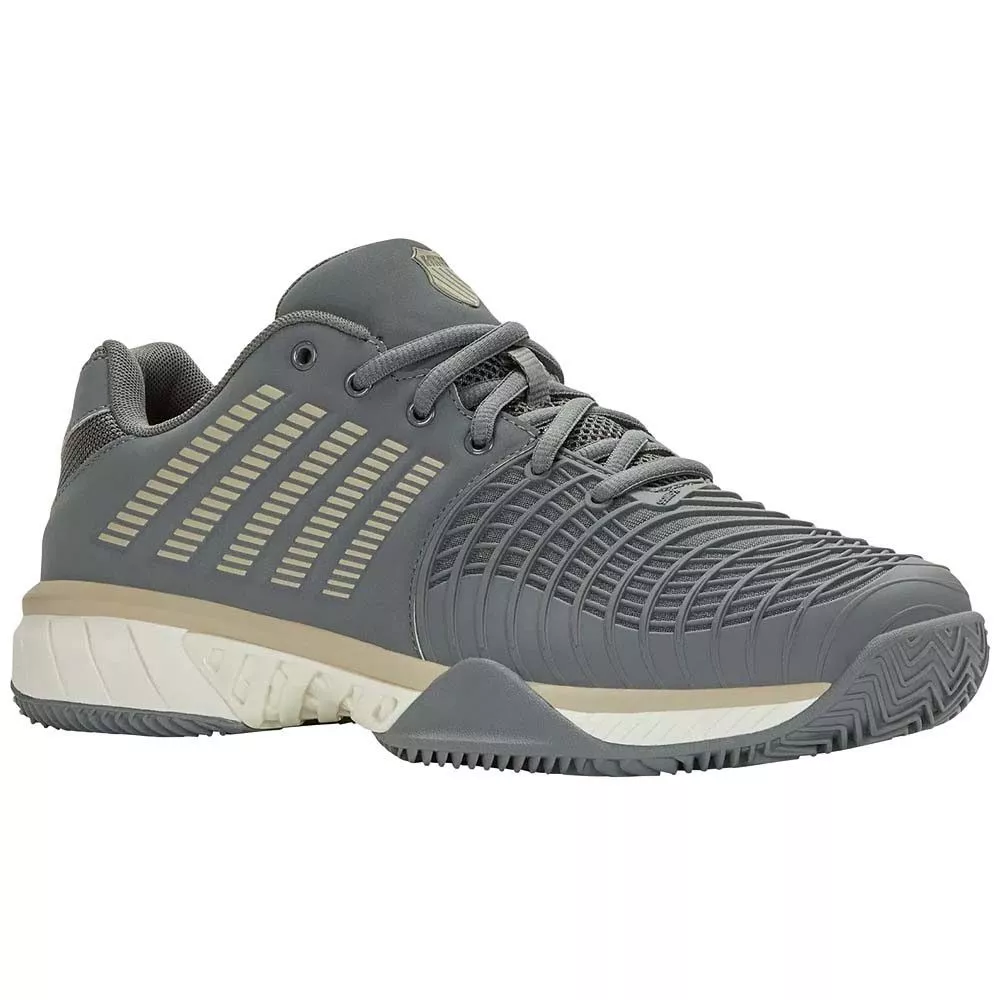 Scarpe K-Swiss Express Light 3 Terra Rossa Grigio / Kaki