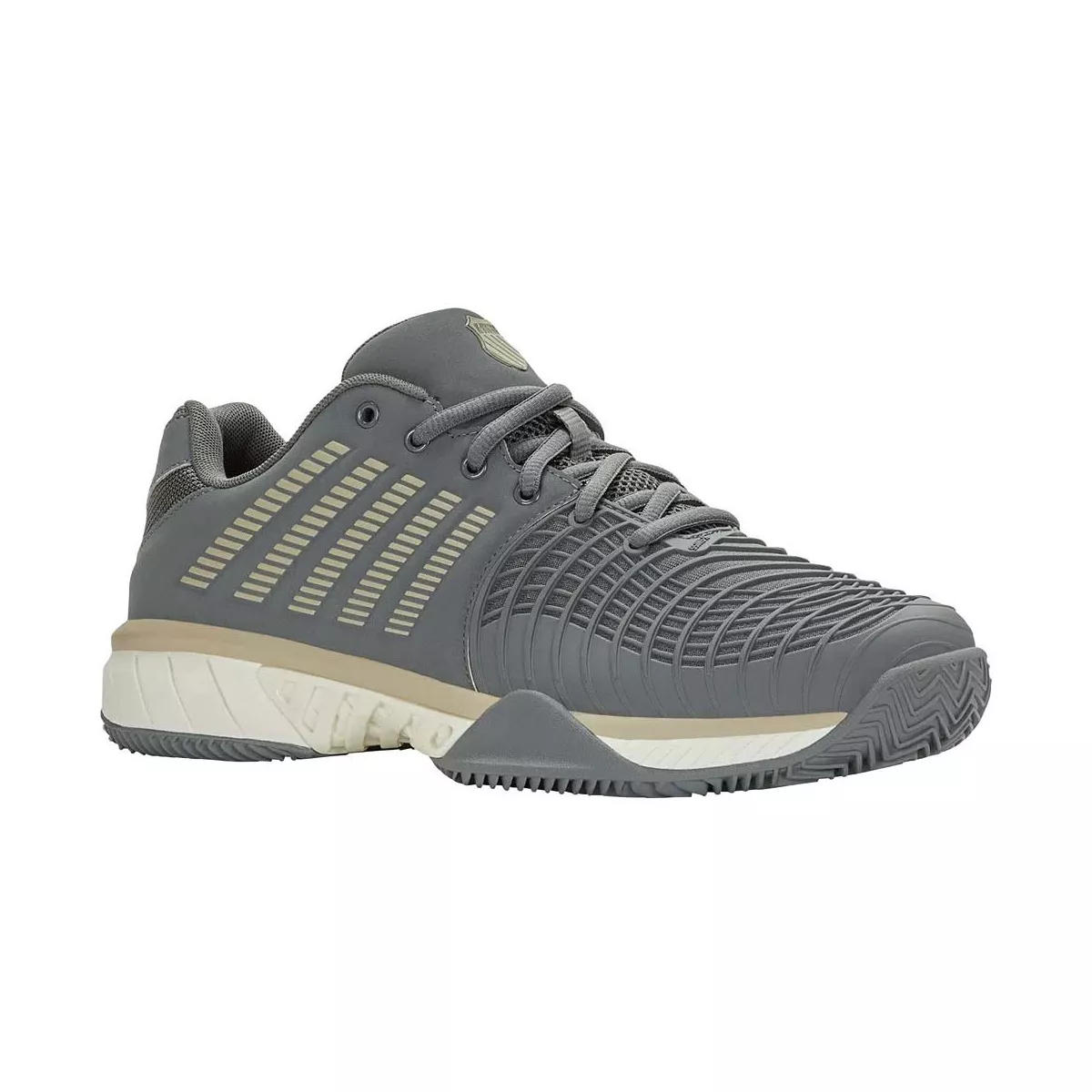 Scarpe K-Swiss Express Light 3 Terra Rossa Grigio / Kaki