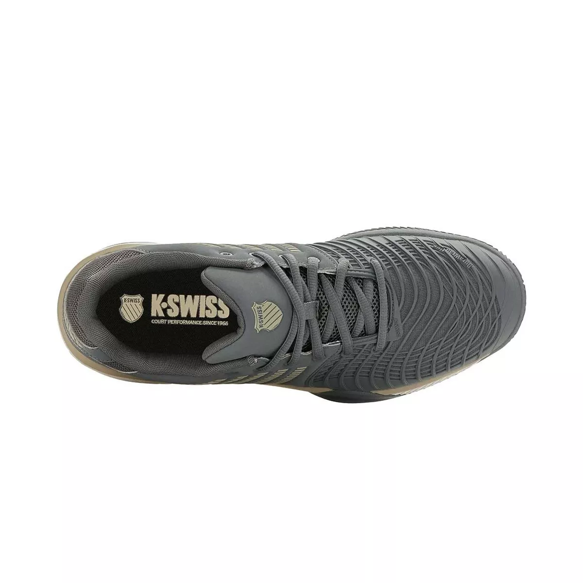 Scarpe K-Swiss Express Light 3 Terra Rossa Grigio / Kaki