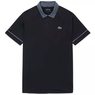 Polo Lacoste Tennis Novak Djokovic On Court Nero / Grigio