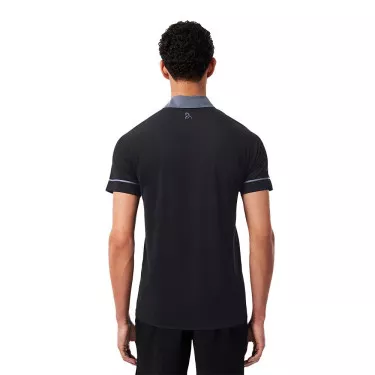 Polo Lacoste Tennis Novak Djokovic On Court Nero / Grigio