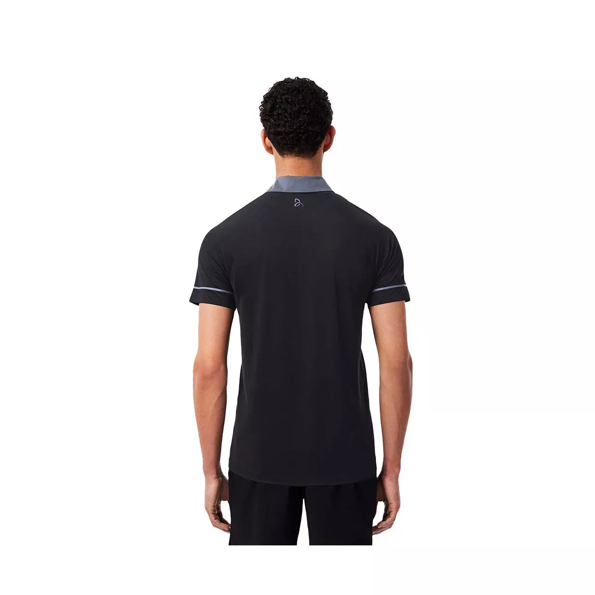 Polo Lacoste Tennis Novak Djokovic On Court Nero / Grigio