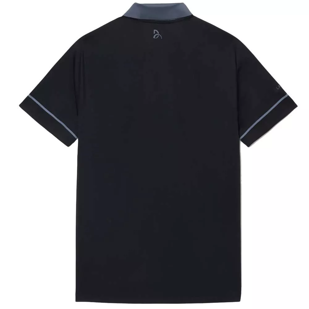 Polo Lacoste Tennis Novak Djokovic On Court Nero / Grigio