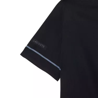 Polo Lacoste Tennis Novak Djokovic On Court Nero / Grigio