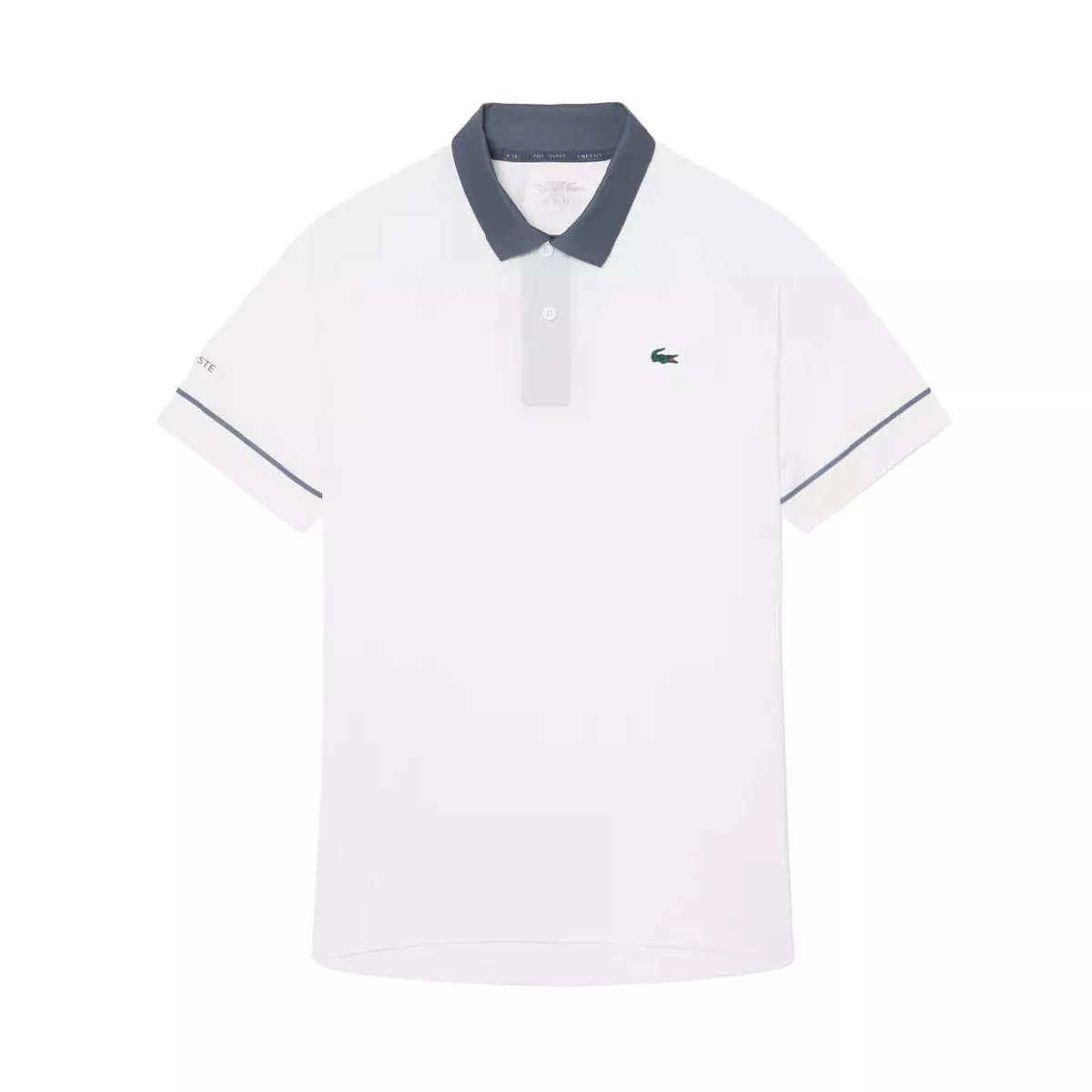Polo Lacoste Tennis Novak Djokovic On Court Bianco / Grigio