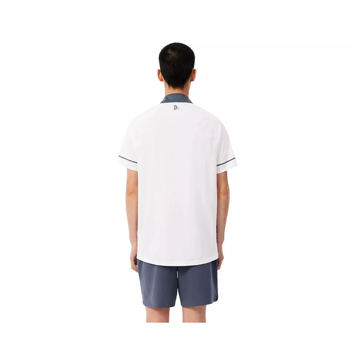 Polo Lacoste Tennis Novak Djokovic On Court Bianco / Grigio
