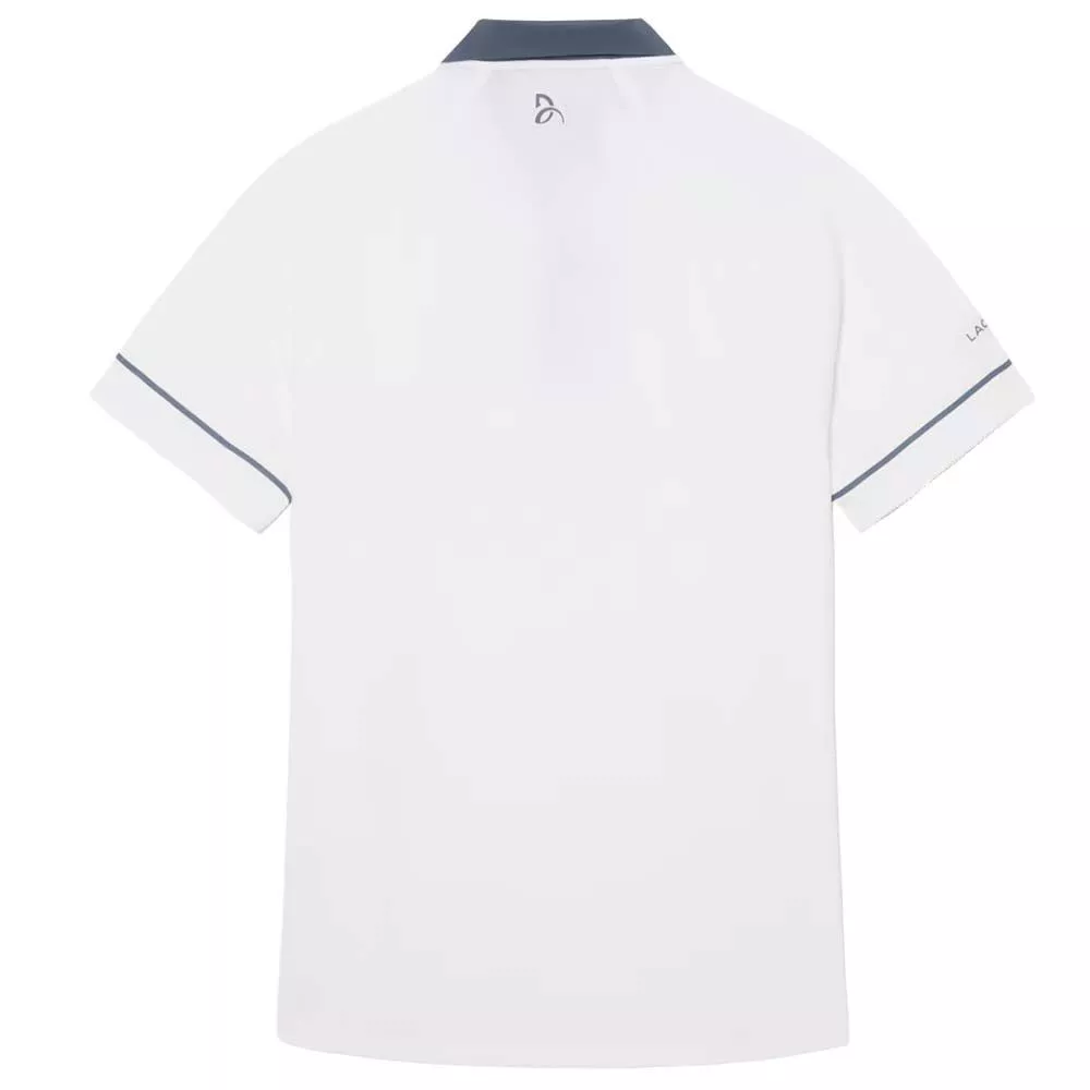 Polo Lacoste Tennis Novak Djokovic On Court Bianco / Grigio