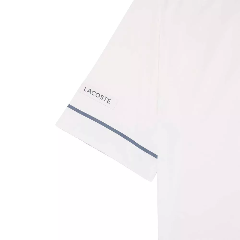 Polo Lacoste Tennis Novak Djokovic On Court Bianco / Grigio