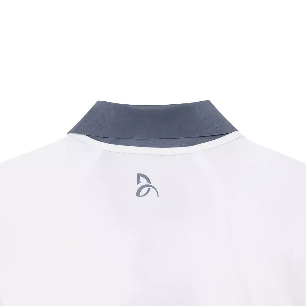 Polo Lacoste Tennis Novak Djokovic On Court Bianco / Grigio