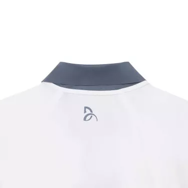 Polo Lacoste Tennis Novak Djokovic On Court Bianco / Grigio