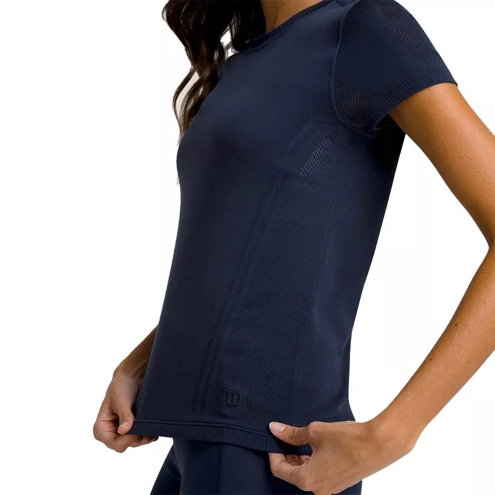 Maglietta Wilson Pro Seamless Donna Blu Navy