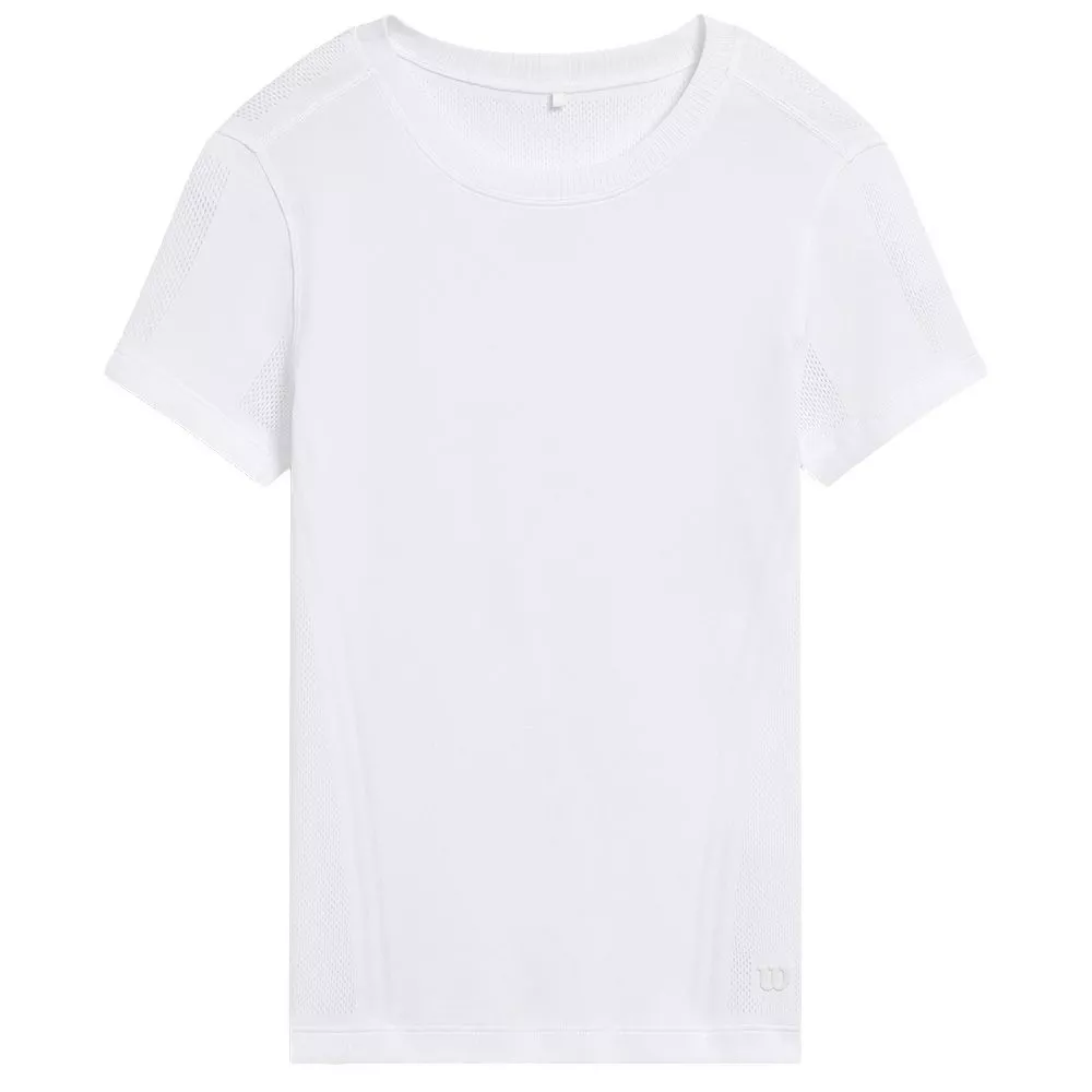 T-shirt Wilson Pro Seamless Donna Bianco