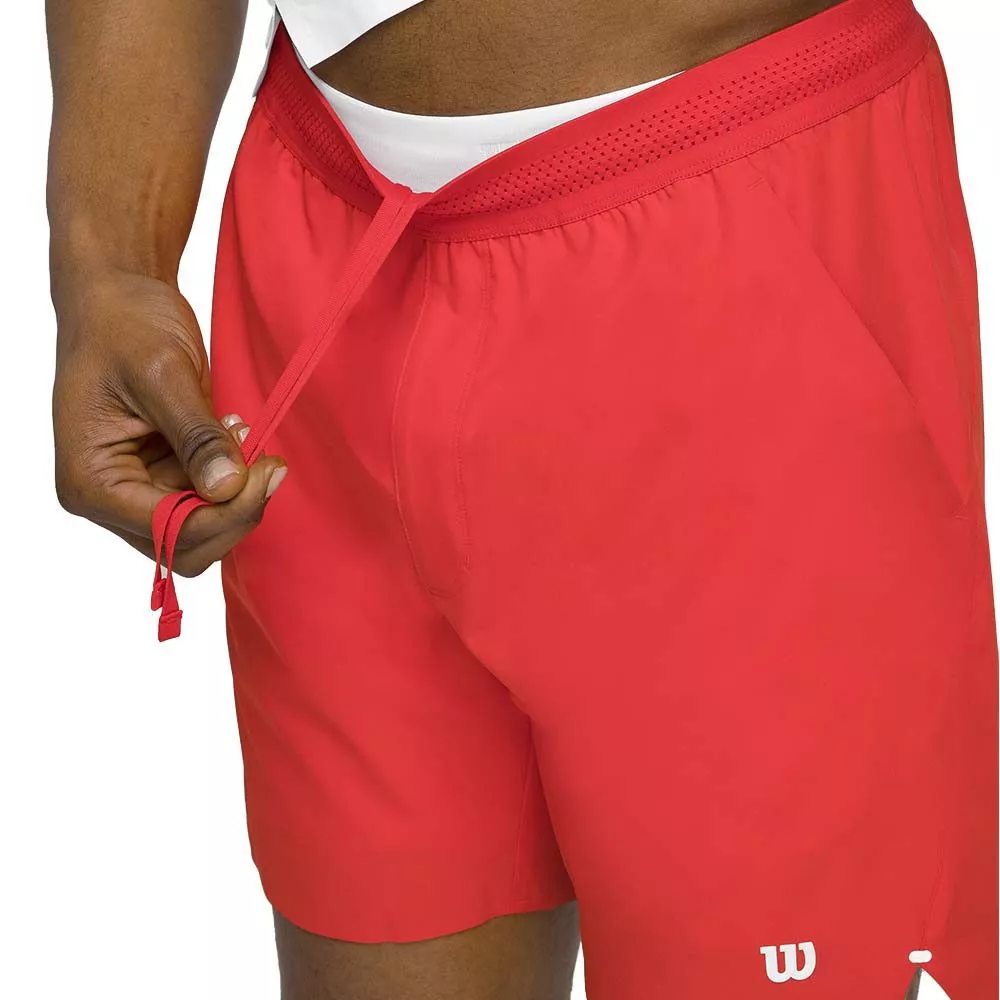 Short Wilson Tournament 18cm Uomo Rosso