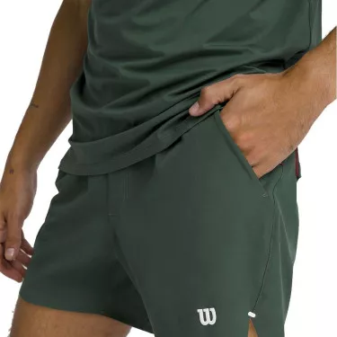 Pantaloncini Wilson Tournament 18cm Uomo Verde Sycamore