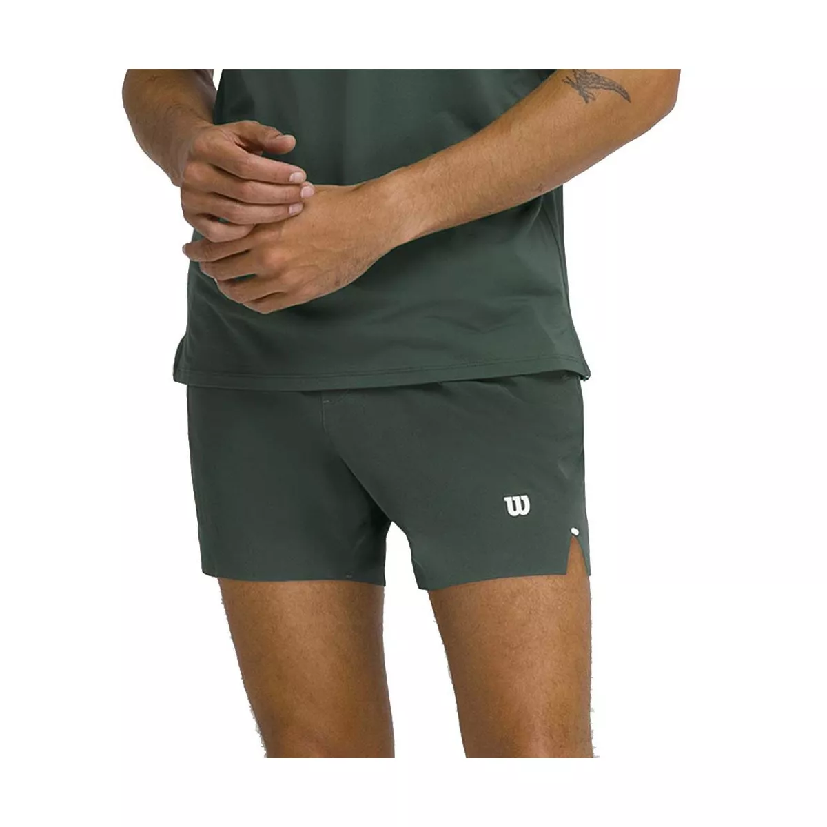 Pantaloncini Wilson Tournament 18cm Uomo Verde Sycamore