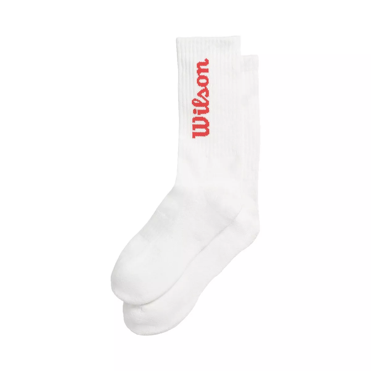 Calze Wilson Crew Logo Bianco / Rosso