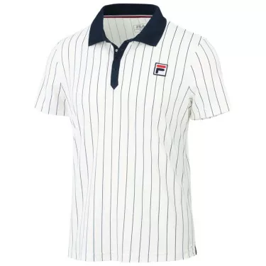 Polo Fila Stripes Bjorn Bianco