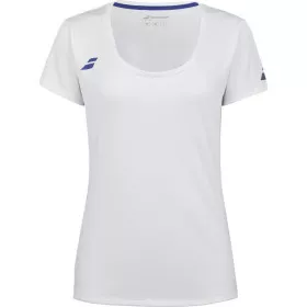 Maglietta Babolat Play Cap Ragazza Bianca