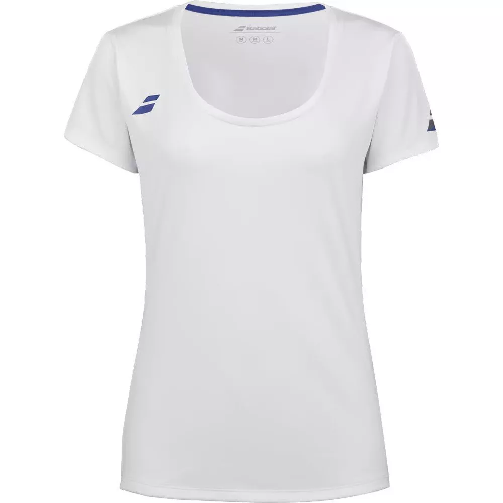Maglietta Babolat Play Cap Ragazza Bianca