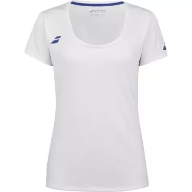 Maglietta Babolat Play Cap Ragazza Bianca