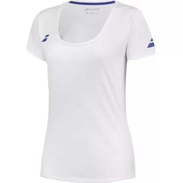 Maglietta Babolat Play Cap Ragazza Bianca