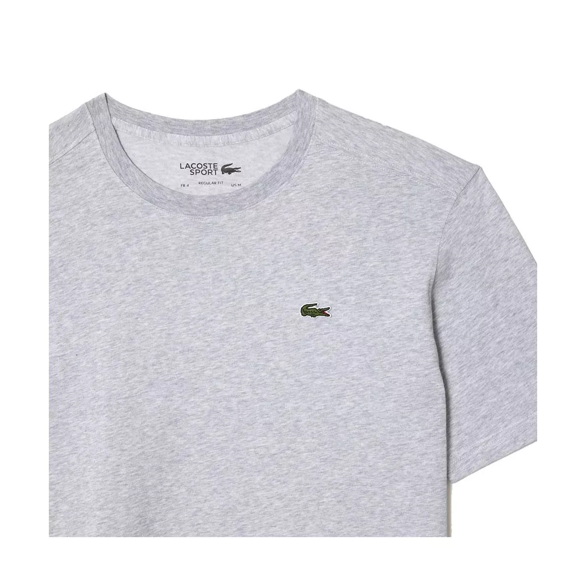 T-Shirt Lacoste Sport Cotone Ultra Dry Grigio