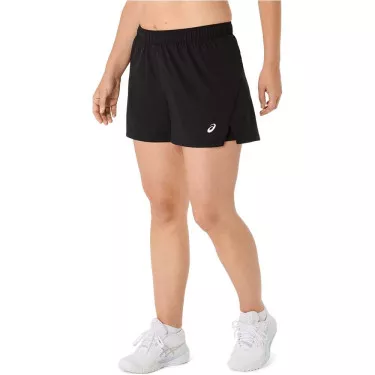 Short Asics Court 2-in-1 Donna Nero