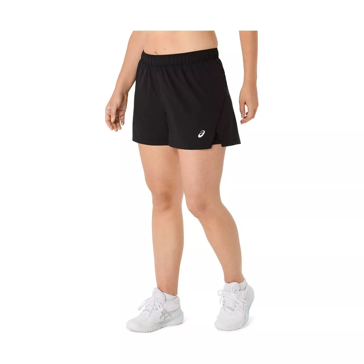 Short Asics Court 2-in-1 Donna Nero