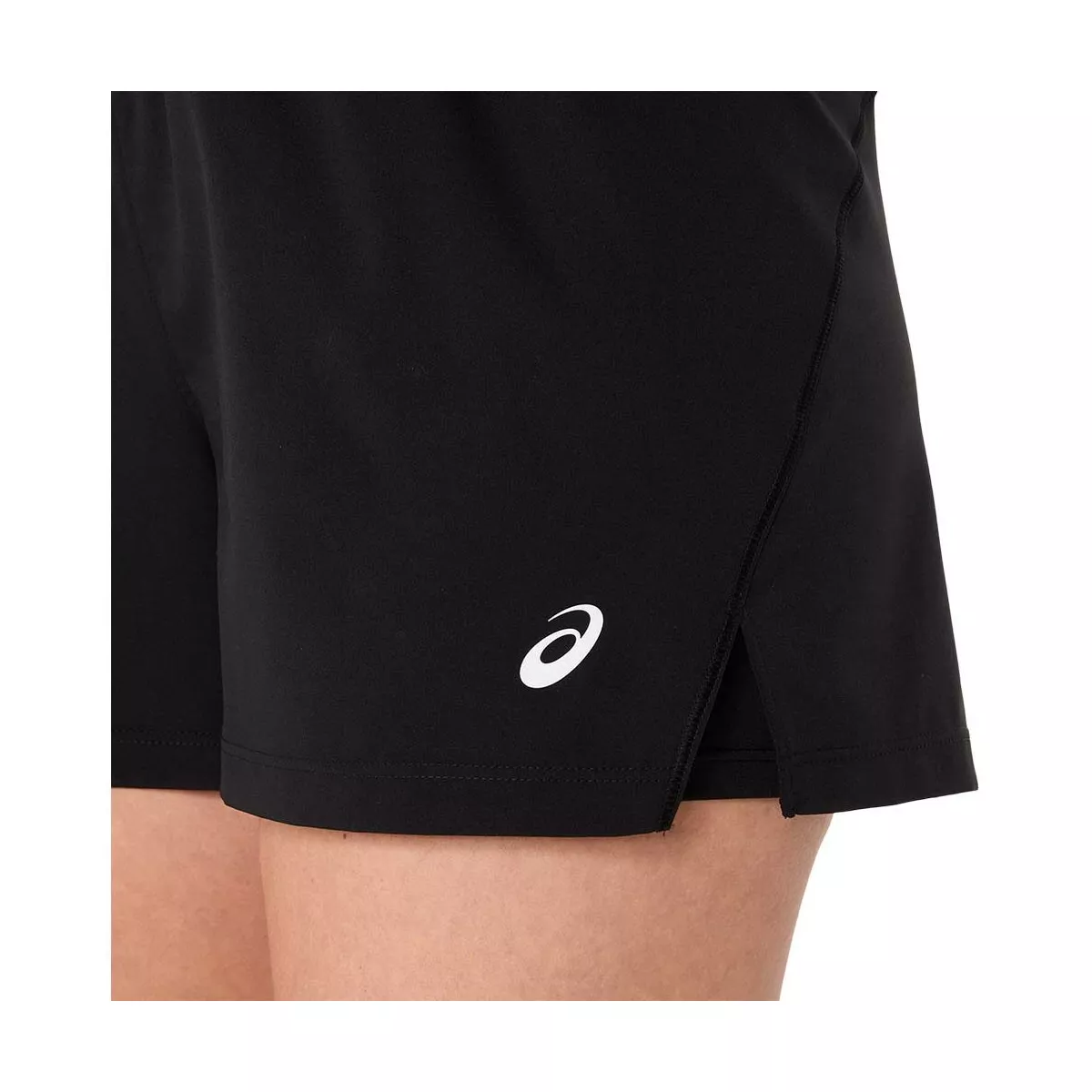 Short Asics Court 2-in-1 Donna Nero