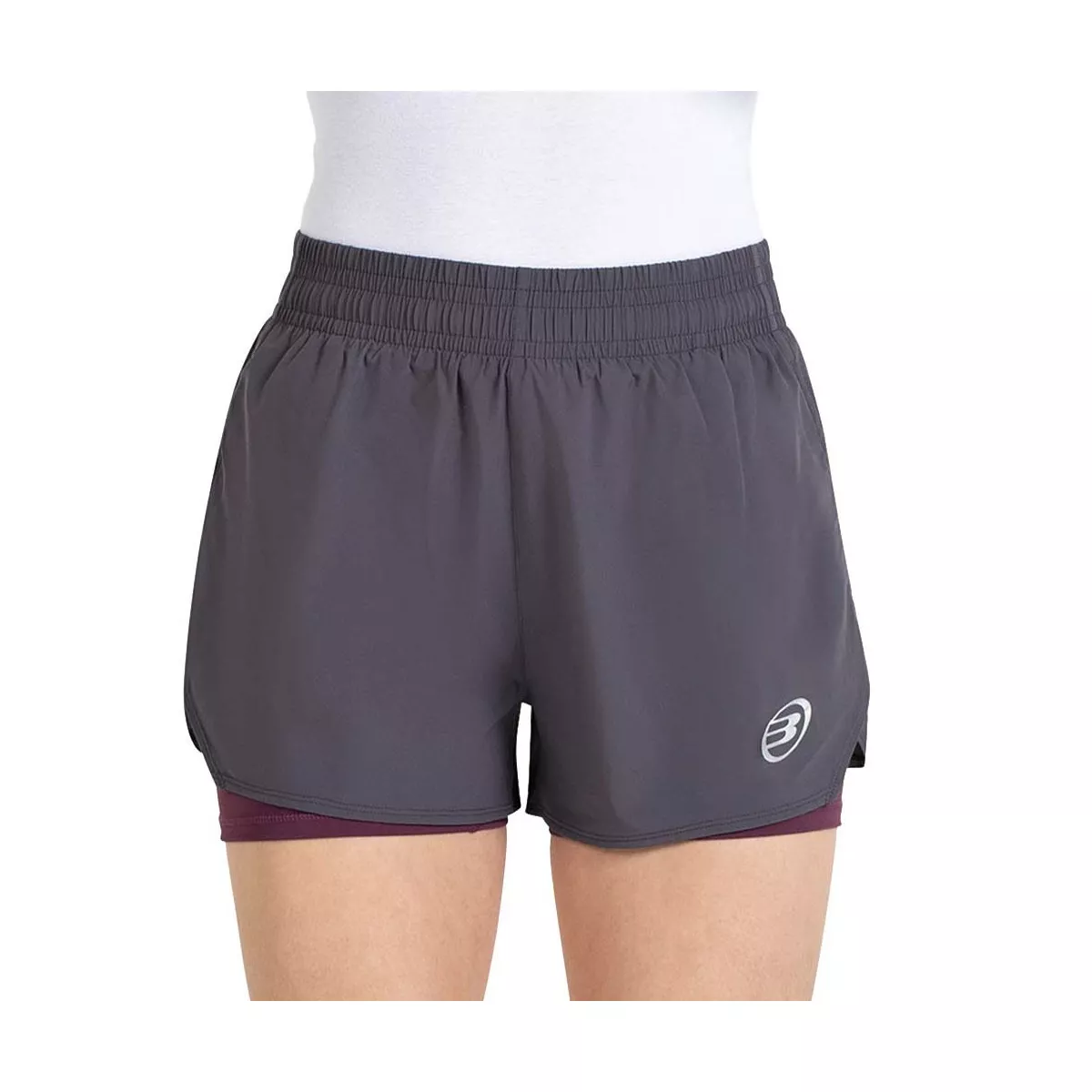 Short Bullpadel Orfeu Donna Grigio Scuro