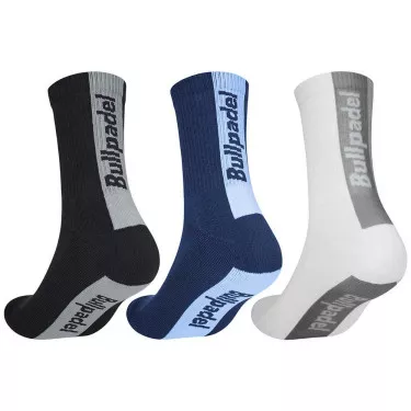 Calze Bullpadel BP265 I Nero / Blu marino / Bianco (3 paia)