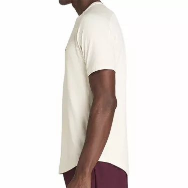 T-shirt Wilson Serve Out Uomo Bianco sporco