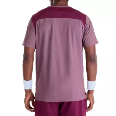 T-Shirt New Balance Tournament NYC Rosa / Bordeaux
